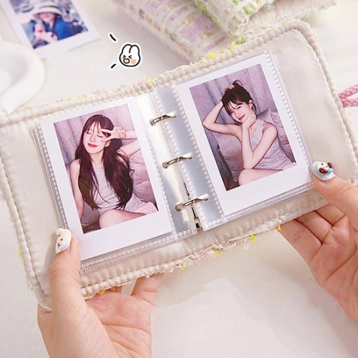 20 Loseblatt-Aufbewahrungskartenbuch Mini 3 Zoll Fotoalbum – Bild 5