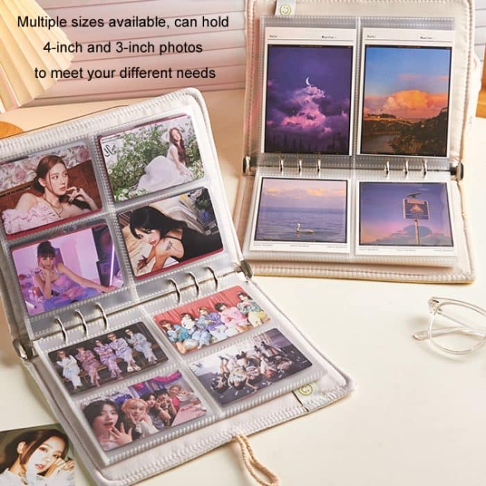 3/4 Zoll 20 Seiten Transparentes Aufbewahrungs-Fotokartenalbum – Bild 3