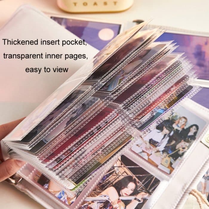 3/4 Zoll 20 Seiten Transparentes Aufbewahrungs-Fotokartenalbum – Bild 4