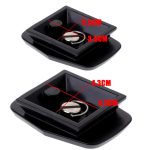 Stativkopf-Schnellwechselplatte für WeiFeng WT3730 3750 3770/YUNTENG 590 600 668 688 690/Sony D680 D580 VCT-50AV, 4.3cm, 3.5cm – Bild 3