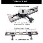 Doppelte Kamerahalterung Arca Swiss Schnellwechselplatte, Movable Base, PU240, PU360 – Bild 5