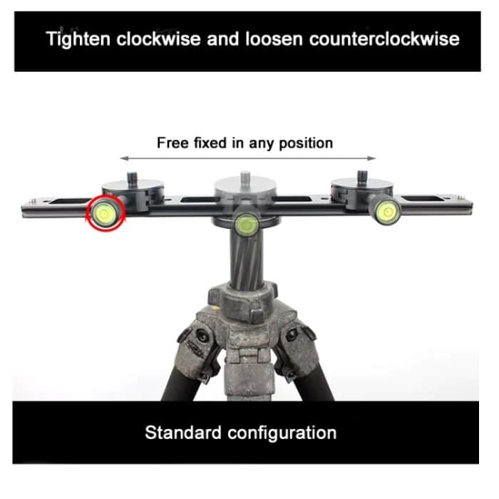 Doppelte Kamerahalterung Arca Swiss Schnellwechselplatte, Movable Base, PU240, PU360 – Bild 6