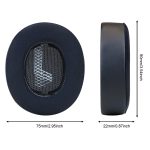 Für JBL Live 500BTNC, 2 Stück, Eisgefühl, Gel-Kopfhörerabdeckung, Schwamm-Ohrpolster, Ledertasche, For JBL Live 500BTNC – Bild 5