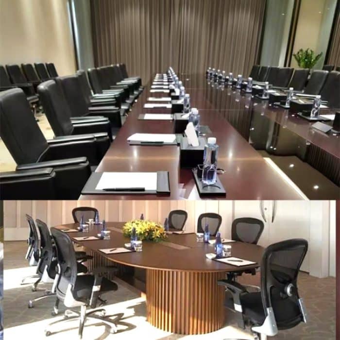 Leder A4 Meeting Clip Pad Business Office Dokument Clip Board Haftnotiz Clip Schreibblock – Bild 7