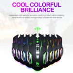 T-WOLF Q13 2,4 GHz 6-Tasten RGB Buntes Licht Drahtlose Gaming-Maus, Single Mode Black, Single Mode Star Black, Single Mode White, Single Mode Gray, Dual Mode Black, Dual Mode Star Black, Dual Mode White, Dual Mode Gray – Bild 4