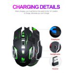 T-WOLF Q13 2,4 GHz 6-Tasten RGB Buntes Licht Drahtlose Gaming-Maus, Single Mode Black, Single Mode Star Black, Single Mode White, Single Mode Gray, Dual Mode Black, Dual Mode Star Black, Dual Mode White, Dual Mode Gray – Bild 5