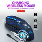 T-WOLF Q13 2,4 GHz 6-Tasten RGB Buntes Licht Drahtlose Gaming-Maus, Single Mode Black, Single Mode Star Black, Single Mode White, Single Mode Gray, Dual Mode Black, Dual Mode Star Black, Dual Mode White, Dual Mode Gray – Bild 9