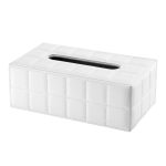 Tissue Box aus PU-Leder für Wohnzimmer, Couchtisch, Desktop-Papierhalter, Auto, Hotel, Tissue-Aufbewahrungsbox