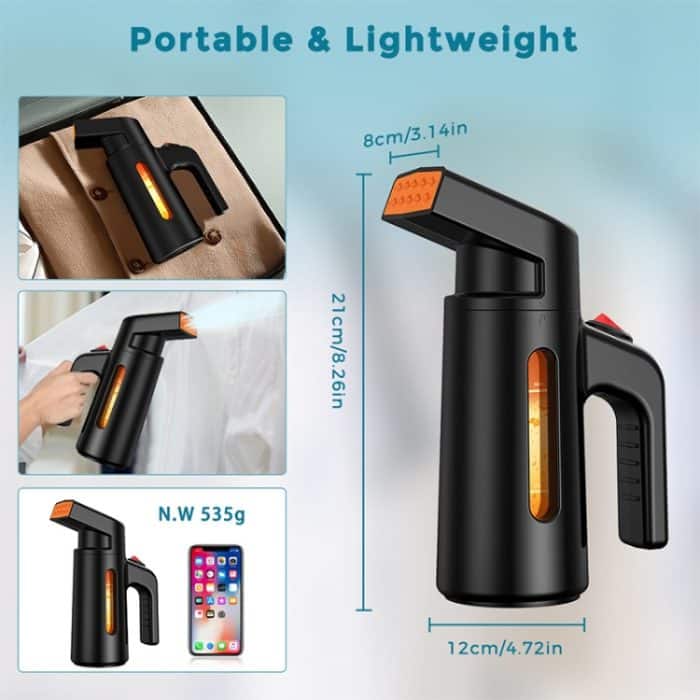 GY-168 Tragbares Handbügeleisen zum Aufhängen, nass und trocken, elektrisches Bügeleisen mit doppeltem Verwendungszweck, US Plug, EU Plug, UK Plug – Bild 3