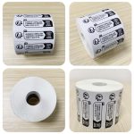 7x2cm Umweltfreundliche Verpackung Warnung Slogan Label Aufkleber – Bild 4