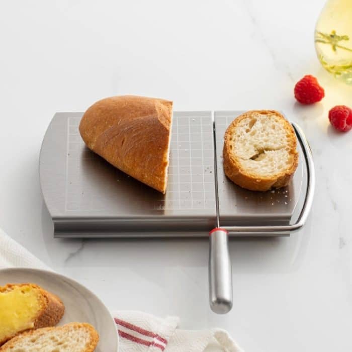 Edelstahl Waage Käsehobel Küchenwerkzeuge Brotteiler – Bild 8