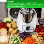 Für Thermomix TM5, TM6 5-In-1 Multifunktions-Gemüsehobel Reibe Zubehör – Bild 5