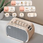 P13 Multifunktionaler weißer Rauschen-Schlaf-Home-Nachttisch-Desktop-Drahtlos-Plug-In-Bluetooth-Lautsprecher – Bild 5