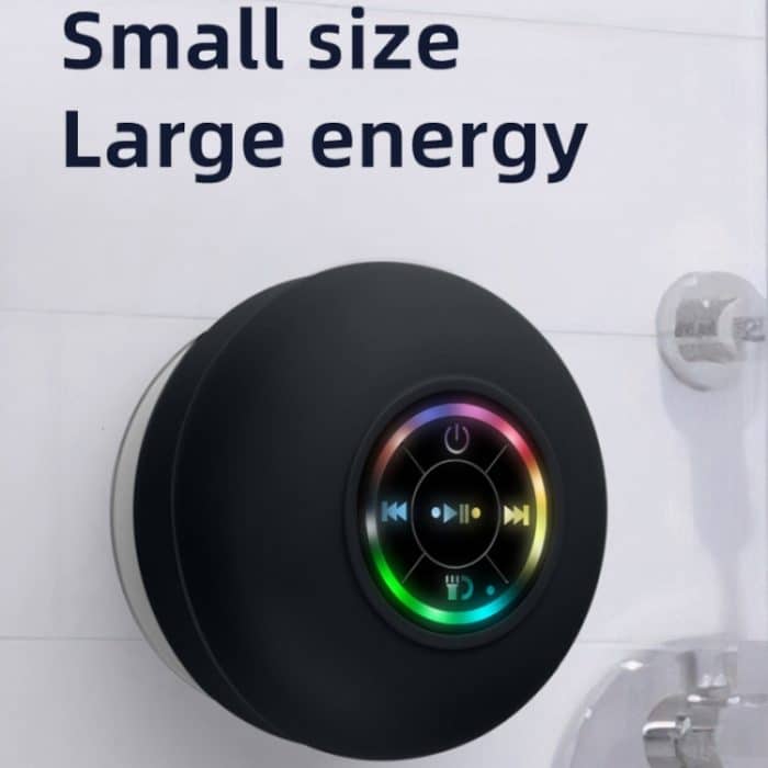 BT-07 Tragbarer, großer, wasserdichter Bluetooth-Lautsprecher mit Saugnapf für das Badezimmer – Bild 2