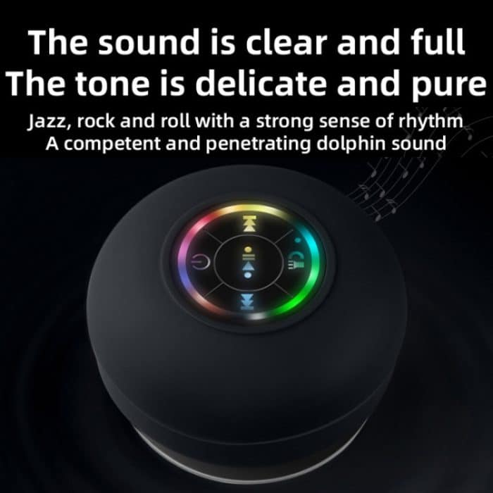 BT-07 Tragbarer, großer, wasserdichter Bluetooth-Lautsprecher mit Saugnapf für das Badezimmer – Bild 11