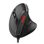 ZELOTES T50 9-Tasten RGB-Lichteffekt Vertikaler Griff Ergonomische Programmierung Kabelgebundene Maus, T50