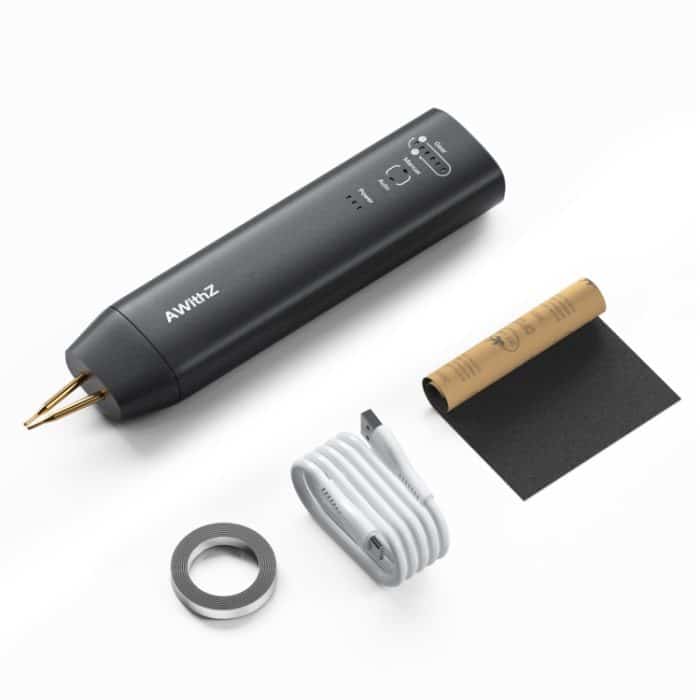 AWithZ Mini-Punktschweißgerät zum Selbermachen mit Nickelblechen, tragbar, Handgerät – Bild 15