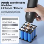 AWithZ Mini-Punktschweißgerät zum Selbermachen mit Nickelblechen, tragbar, Handgerät – Bild 7