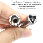 5 Stück Wasserventil-Chassis-Dreikantschlüssel, Large, Small – Bild 4