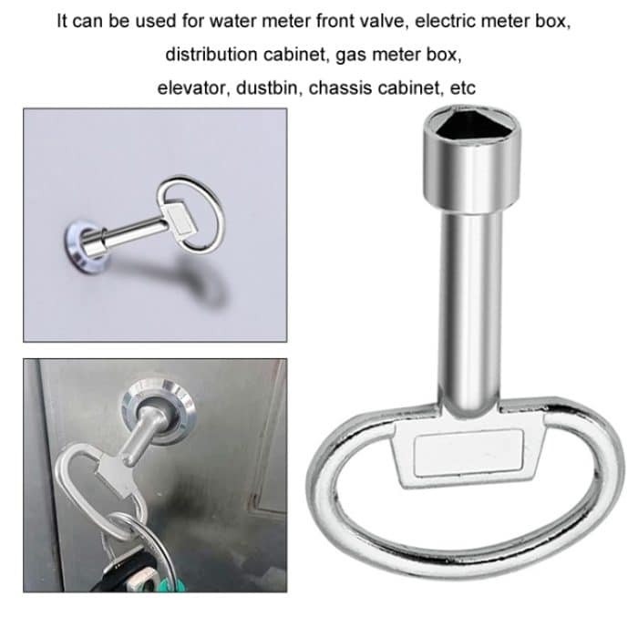 5 Stück Wasserventil-Chassis-Dreikantschlüssel, Large, Small – Bild 5