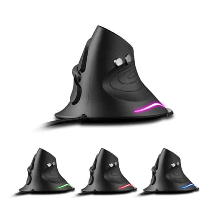 ZELOTES T30 6-Tasten Vertikalgriff Abnehmbare ergonomische kabelgebundene Maus, T30 – Bild 2