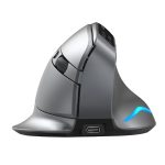 ZELOTES F-26C 8-Tasten 2,4G + Bluetooth Dual-Mode LED-Display Vertikaler Griff Kabellose Maus, F-26C – Bild 2