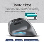 ZELOTES F-26C 8-Tasten 2,4G + Bluetooth Dual-Mode LED-Display Vertikaler Griff Kabellose Maus, F-26C – Bild 12