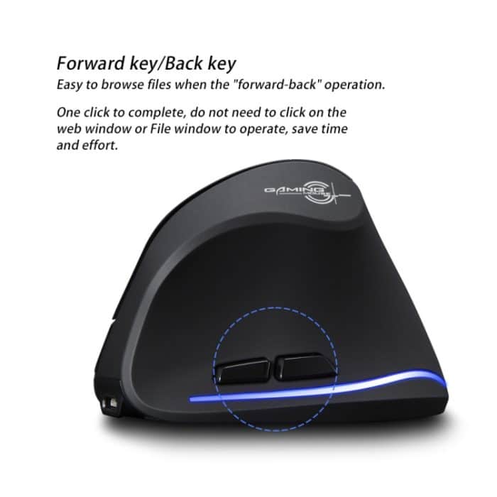 ZELOTES F35 6-Tasten Vertikalgriff Ergonomische wiederaufladbare kabellose Maus, F35 – Bild 13