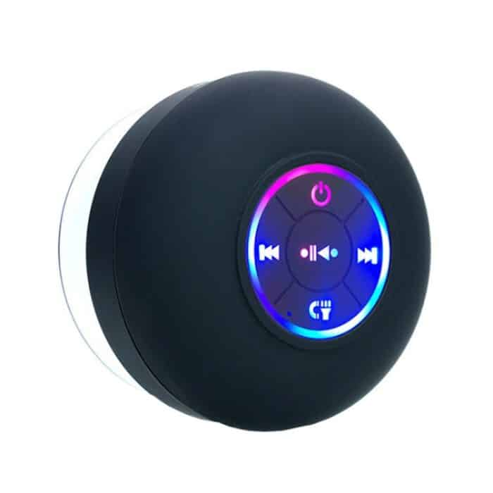 TBD0605441701A.jpg Badezimmer Saugnapf Wasserdicht Bluetooth Stereo Tragbarer Home Outdoor Schillernder bunter Lautsprecher – Bild 1