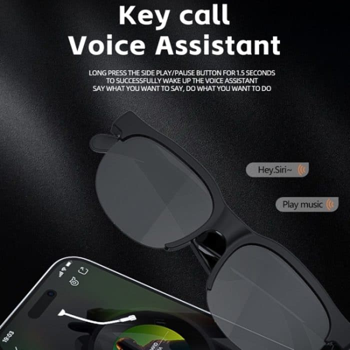 XG88Pro Smart Stereo Bluetooth Headset Brille Outdoor Radfahren Drahtlose Anrufbrille, XG88Pro – Bild 9