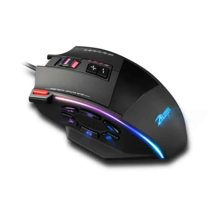 ZELOTES C13 13-Tasten RGB-Lichteffekt-Programmierung Makro Benutzerdefinierte Gaming-Maus mit Kabel, C13 – Bild 2