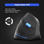 ZELOTES F-35A 6-Tasten Vertikalgriff Ergonomische wiederaufladbare kabellose Maus, F-35A – Bild 8