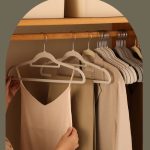 10 teile/paket 41cm Beflockung Kleiderbügel Nicht-Slip Spurlose Kleidung Rack Haken – Bild 2