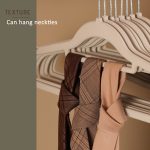 10 teile/paket 41cm Beflockung Kleiderbügel Nicht-Slip Spurlose Kleidung Rack Haken – Bild 5