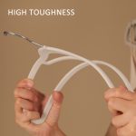 10 teile/paket 41cm Beflockung Kleiderbügel Nicht-Slip Spurlose Kleidung Rack Haken – Bild 6