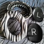 Für BOSE 700/NC700, 2 Stück Kopfhörer-Schwammabdeckung mit Pad, Zebra Print – Bild 4