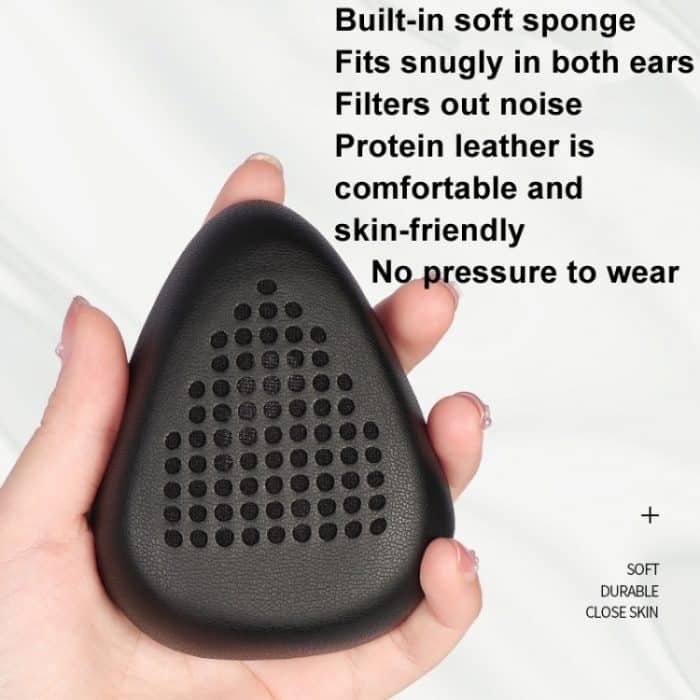 Für Razer Meka, 2 Stück Ohrenschützer aus perforiertem Proteinleder – Bild 5