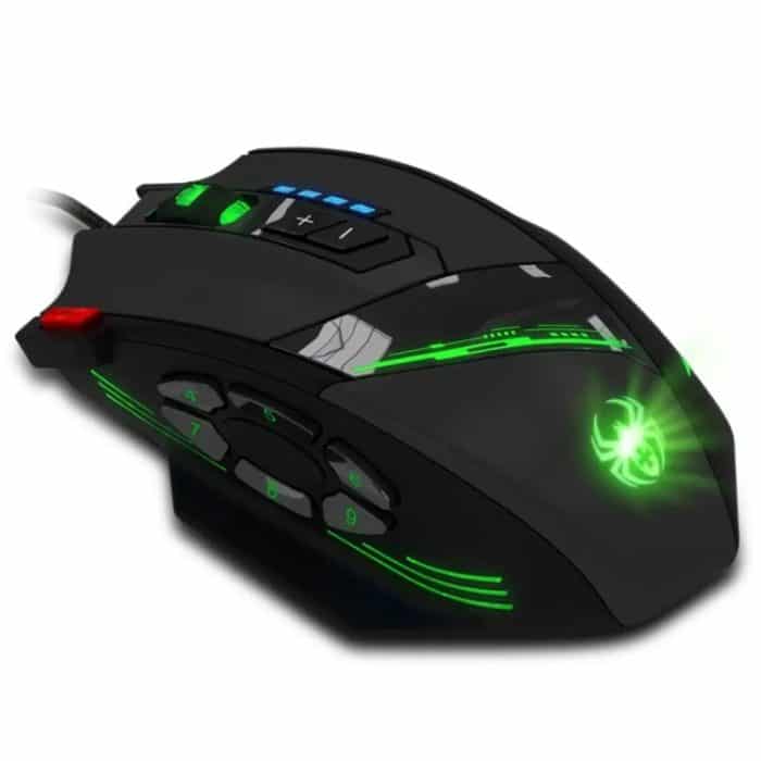 ZELOTES C12 12-Tasten Ergonomische Programmierung Benutzerdefinierte Gaming-Maus mit Kabel, C12 – Bild 1
