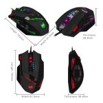 ZELOTES C12 12-Tasten Ergonomische Programmierung Benutzerdefinierte Gaming-Maus mit Kabel, C12 – Bild 3