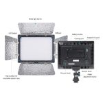 WS-300II Video-Fülllicht LED-Beauty-Shooting-Licht mit zwei Farbtemperaturen, Single Lamp+US Plug Adapter, Single Lamp+EU Plug Adapter – Bild 4