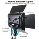 WS-300II Video-Fülllicht LED-Beauty-Shooting-Licht mit zwei Farbtemperaturen, Single Lamp+US Plug Adapter, Single Lamp+EU Plug Adapter – Bild 5