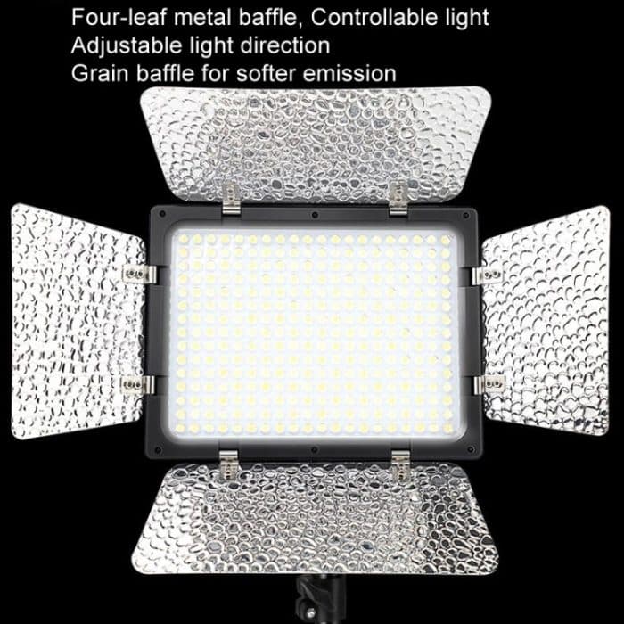 WS-300II Video-Fülllicht LED-Beauty-Shooting-Licht mit zwei Farbtemperaturen, Single Lamp+US Plug Adapter, Single Lamp+EU Plug Adapter – Bild 8