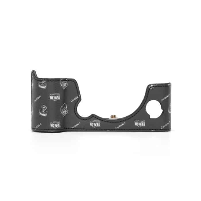 Für FUJIFILM X-T5 Cwatcun D161 Vintage Kameraständer Kamera Schutzhülle aus Leder – Bild 1