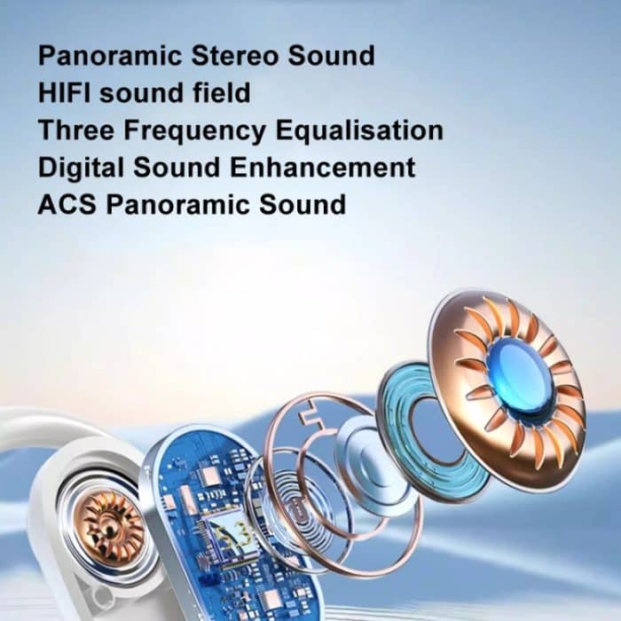 Drahtlose Bluetooth-Kopfhörer mit hängendem Ohr und Knochenleitung, keine offenen In-Ear-Sportkopfhörer – Bild 4