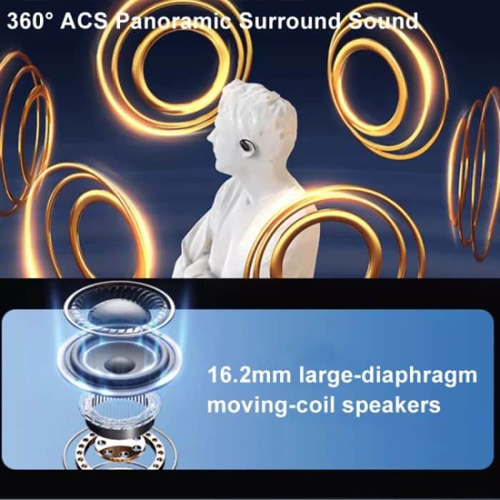 Drahtlose Bluetooth-Kopfhörer mit hängendem Ohr und Knochenleitung, keine offenen In-Ear-Sportkopfhörer – Bild 8