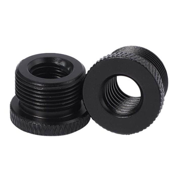 TBD0605510301A.jpg 2 stücke Metall 3/8 Weibliche Zu 5/8-27 Männlichen Adapter Schrauben Mikrofon Steht Umwandlung Foto Zubehör – Bild 1