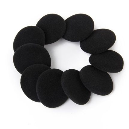 10 Stück Schwamm-Ohrpolster für Kopfhörer, Ersatzkissen, 60mm, 50mm, 45mm, 40mm