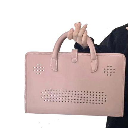 Laptoptasche aus PU im Pink-Girl-Stil, Schutzhülle mit Griff, 14 Inch, 15.6 / 16 Inch