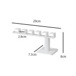 Punch-freies Partition L-förmigen Stirnband und Haar Zubehör Lagerung Rack Hut Lagerung Regal – Bild 2