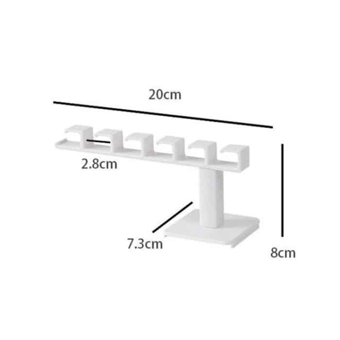 Punch-freies Partition L-förmigen Stirnband und Haar Zubehör Lagerung Rack Hut Lagerung Regal – Bild 2